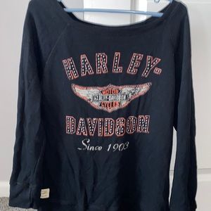 Harley Davidson top 🖤🧡